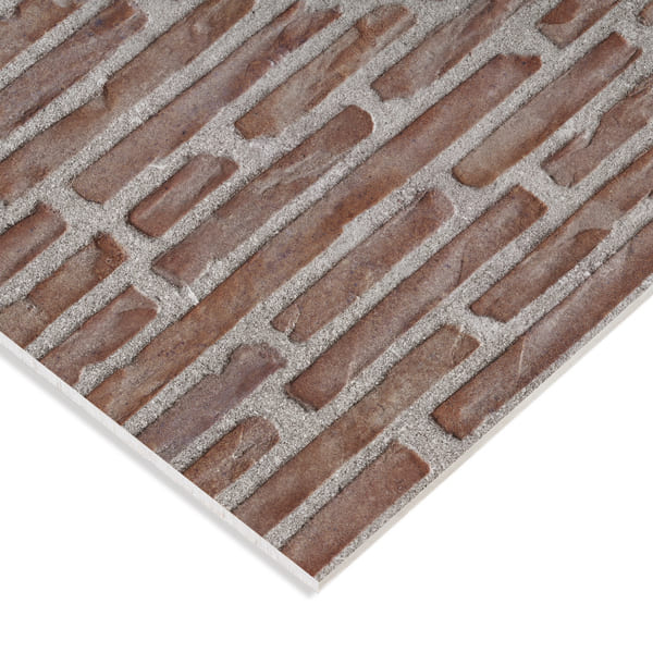 Fibrocemento Simplísima Ladrillo Artesanal Rojo 1200x2400x6mm Pizarreño - Imagen 2